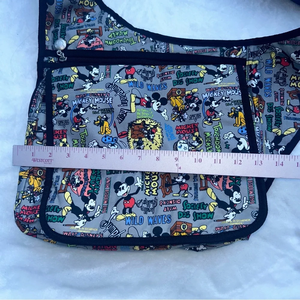 Disney World Parks Exclusive Mickey Mouse Crossbody Messenger Bag vintage print